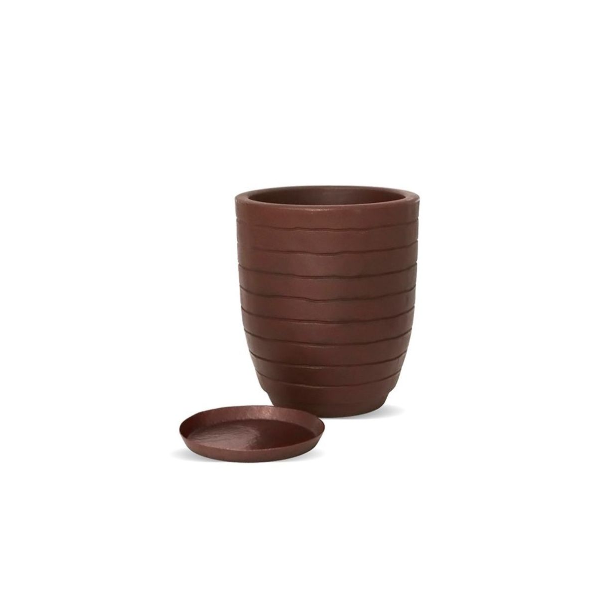 Vaso Relevo 24x28cm Rusty, marca Just Home Collection - Foto 2