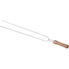 Espeto Duplo Aço 65 cm Mor
