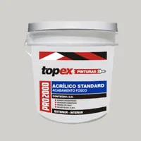 Tinta Acrilica Standard Topex Pro 2000 Cromio Fosco 3.6L