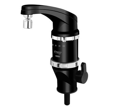 Torneira Eletrica 4 Temperaturas Elegance Preta 220V/5400W Bancada Fame