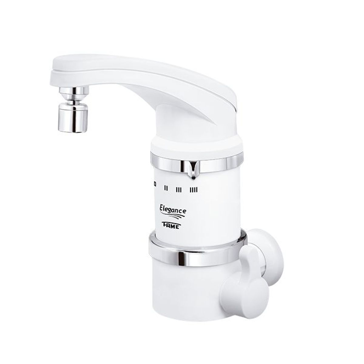 Fame - Torneira Eletrica 4 Temperaturas Elegance Branca 127 4800W Parede Fame