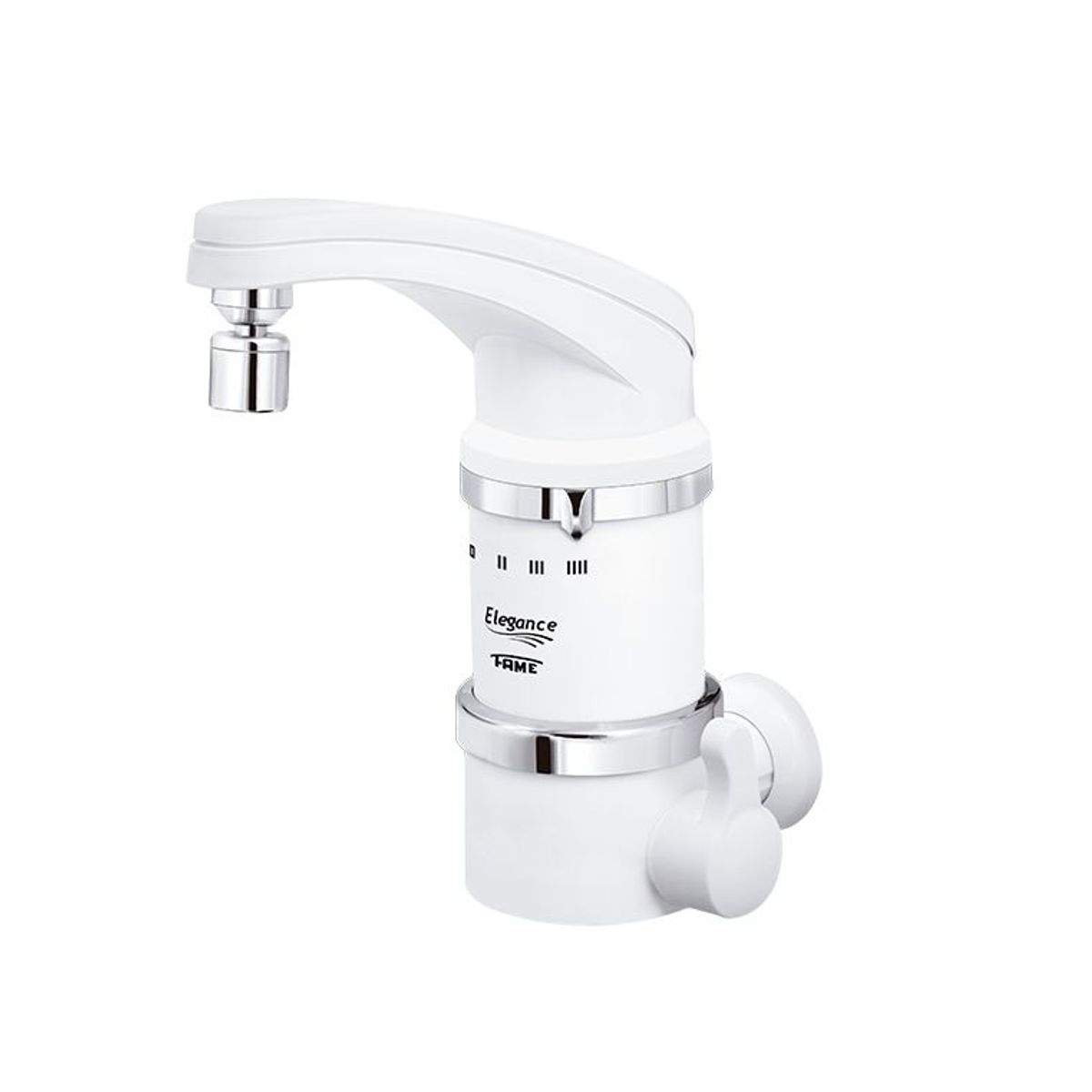 Fame - Torneira Eletrica 4 Temperaturas Elegance Branca 127 4800W Parede Fame