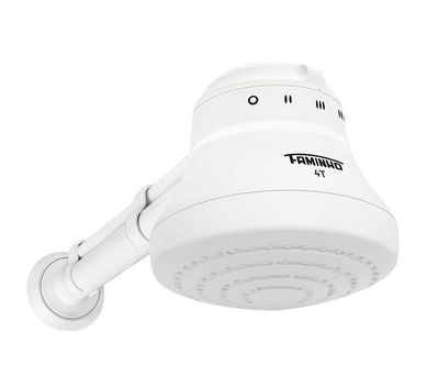 Ducha Faminho com Cano 4 Temperaturas Branca 127V 5400W Fame