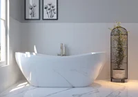 Porcelanato Marmo Branco Polido 80x160cm Eliane