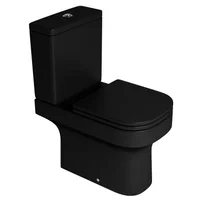 Bacia por Caixa Acoplada Piano-Ebano Fosco