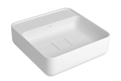 Cuba Quadrada de Apoio com Mesa 40cm Branco