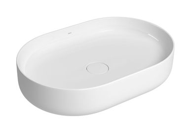 Cuba Oval de Apoio 60cm Branco