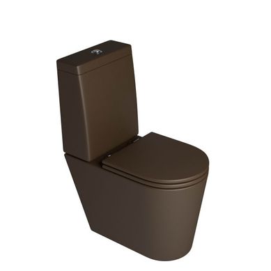 Bacia por Caixa Acoplada Lk-Marrom Fosco