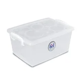 Mini Organizador Plástico Br com Trava 400ml Ordene