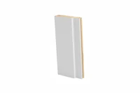 Jogo de Batente Regulável Poliéster  Branco Acabada 214x100x7,5 Vert