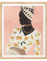 Quadro Africana Pastel 1 52x62cm Homy
