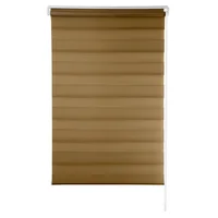 Persiana Rolo Zebra  120x160cm CRM Marrom Evolux