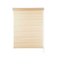 Persiana Rolo Zebra 120x160cm Linho Bege Evolux