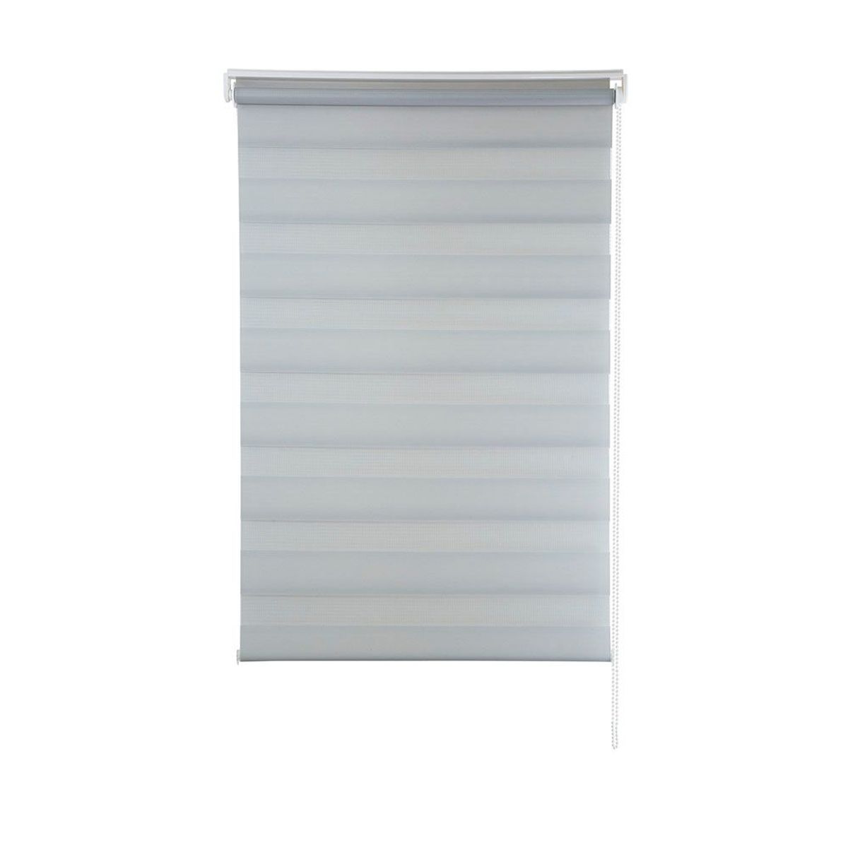 Evolux - Persiana Rolo Zebra  130x160cm  Cinza Evolux