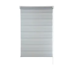Persiana Rolo Zebra  130x160cm  Cinza Evolux