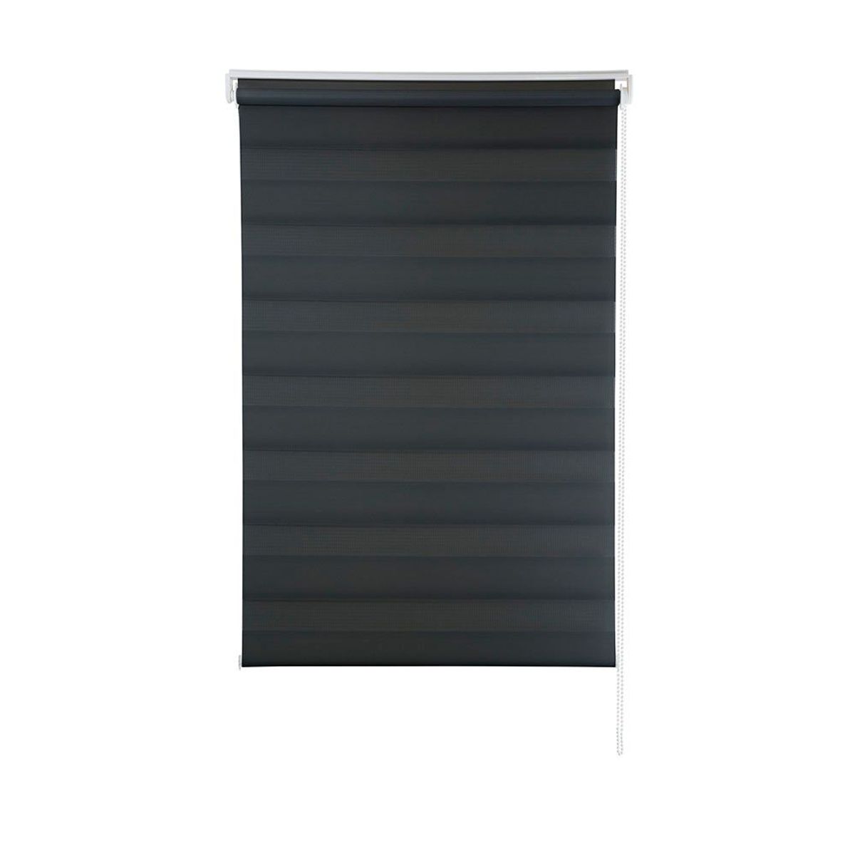 Persiana Rolo Zebra 130x160cm   Preto Evolux, marca Evolux - Foto Principal
