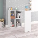 Escrivaninha 4 Nichos Branco Mdp 15mm 77x90x58,8cm BRV Móveis