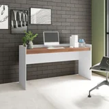 Escrivaninha Branco/Castanho Mdp 15mm 85x138x53,5cm BRV Móveis