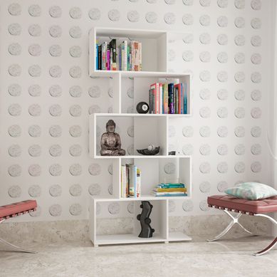 Estante 5 Nichos Branco Mdp 15mm 184x78,5x31cm BRV Mveis