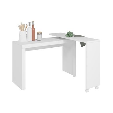 Bancada Giratoria Branco Mdp 15mm 81x120x46cm BRV Mveis