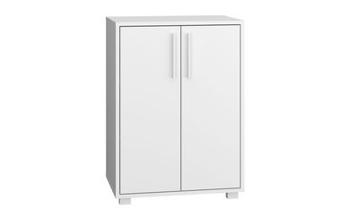 Balco Multiuso 2 Portas Branco Mdp 15mm 74x53,5x29,4cm BRV Mveis