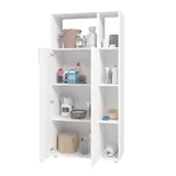 Armário Multiuso 2 Portas Branco Mdp 15mm 186,3x90x38cm BRV Móveis