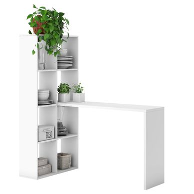 Bancada 8 Nichos Branco Mdp 15mm 149x25x69cm BRV Mveis