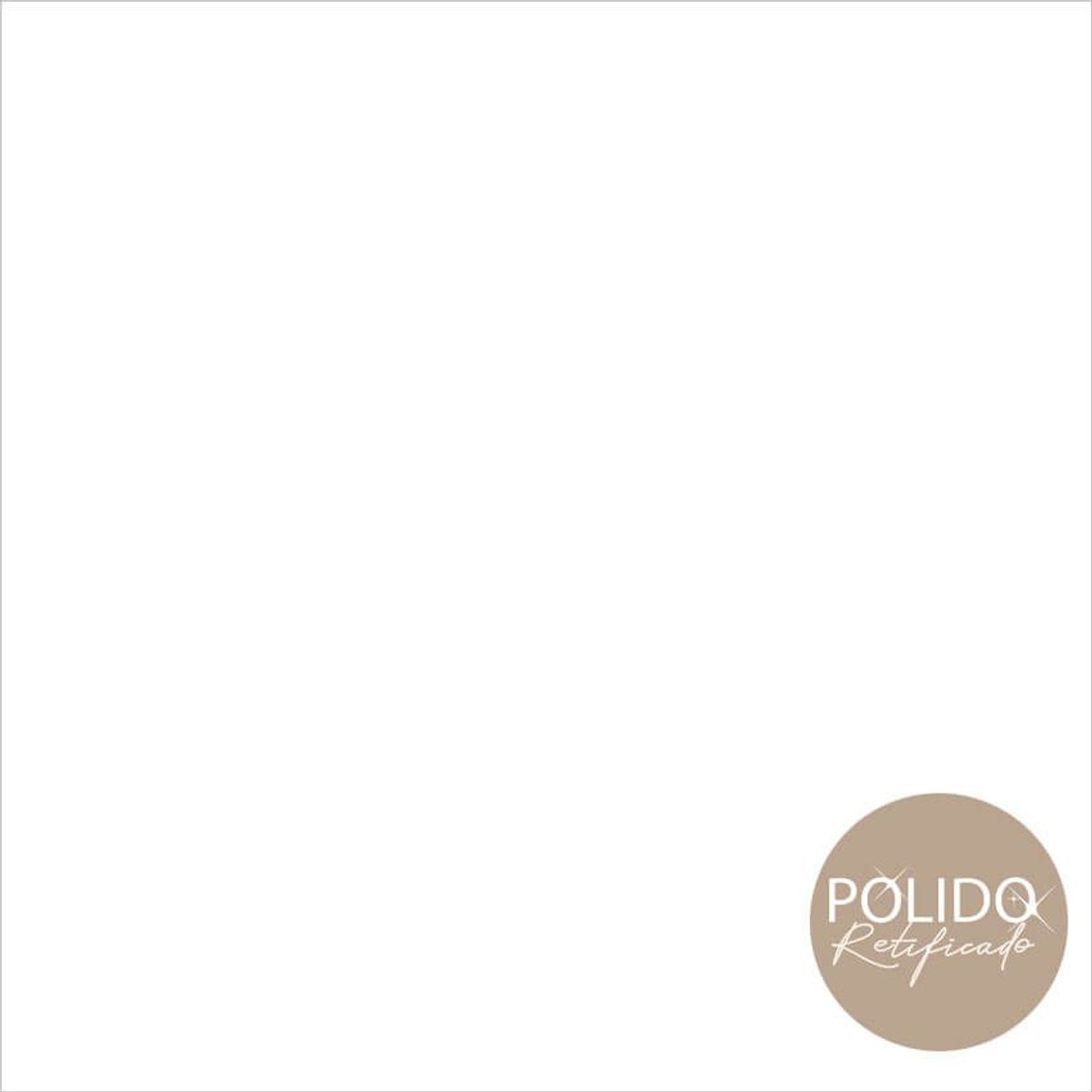 Piso Branco Polido Retificado 66x66cm, marca  - Foto 2