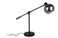  Luminária de Mesa Classe 1L E27 Preto Just Home Collection
