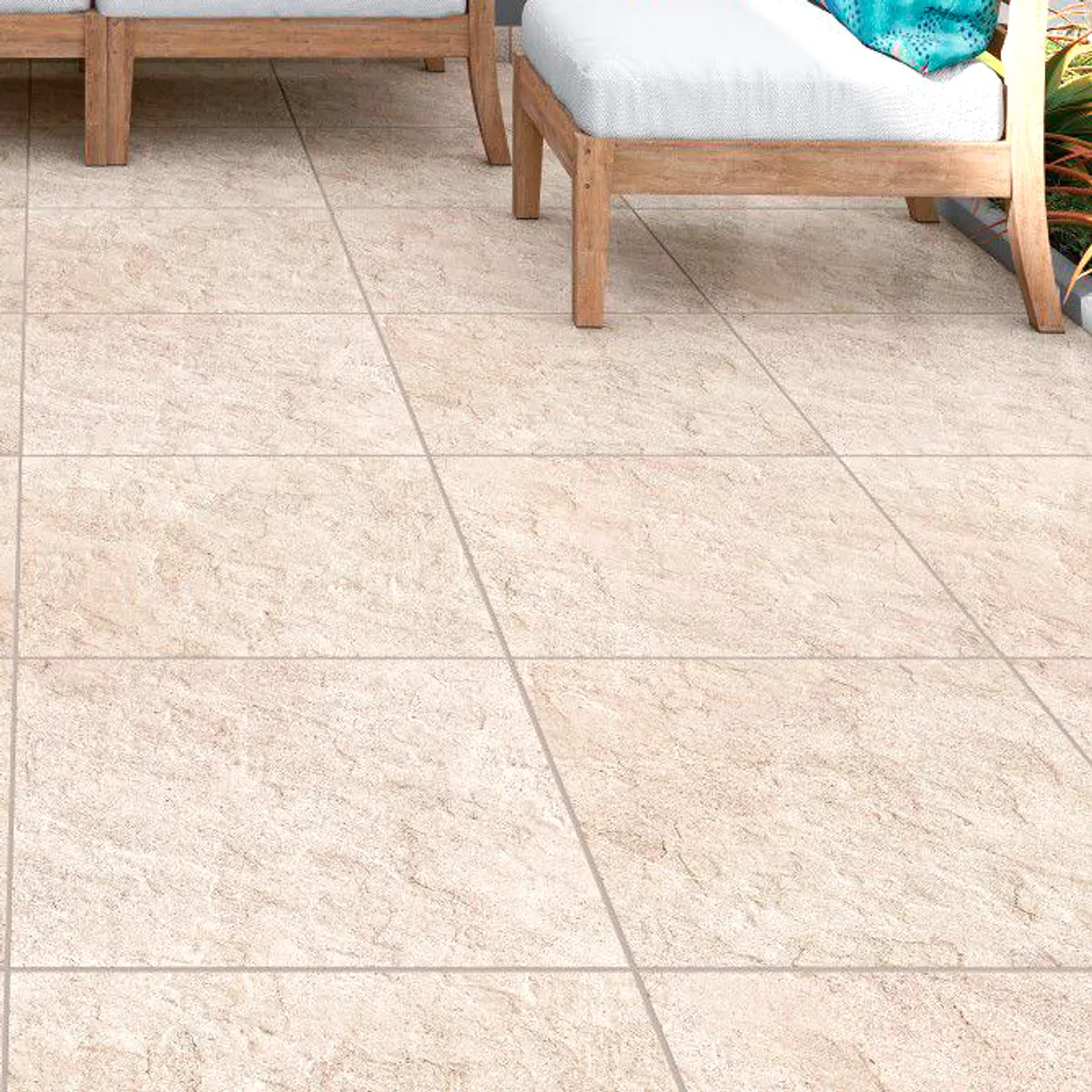 Piso Cerâmico Rústico Hd 57113 Bold 58x58cm Caixa 2,32m² Cinza Holztek, marca Holztek - Foto Principal