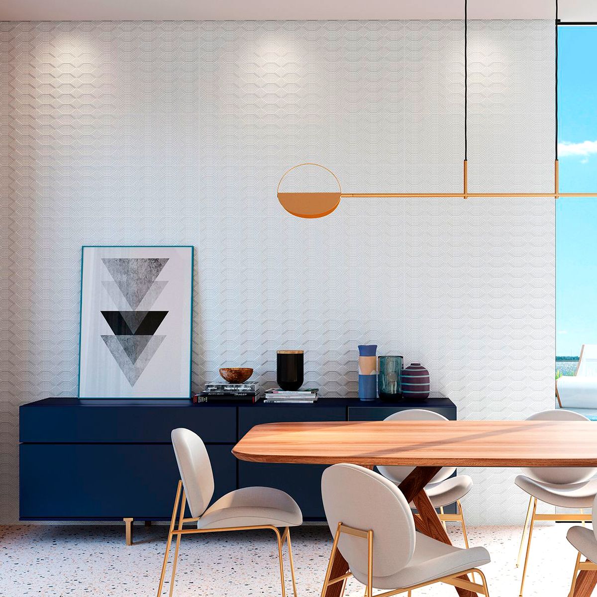 Porcelanato Retificado Texturize White Matte 29,1X117cm Caixa 1,36m², marca Ceusa - Foto Principal