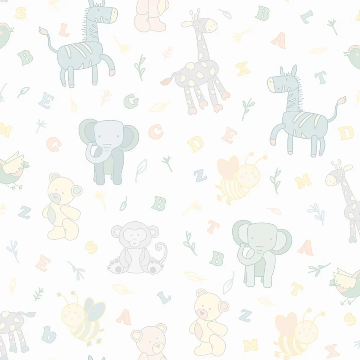 Papel de Parede Vinílico Bichos, marca  - Foto Principal