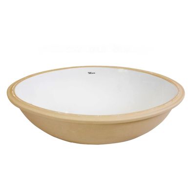 Cuba de Embutir Loua Gardenia Oval 41x31x14,5cm Branca Mari Louas