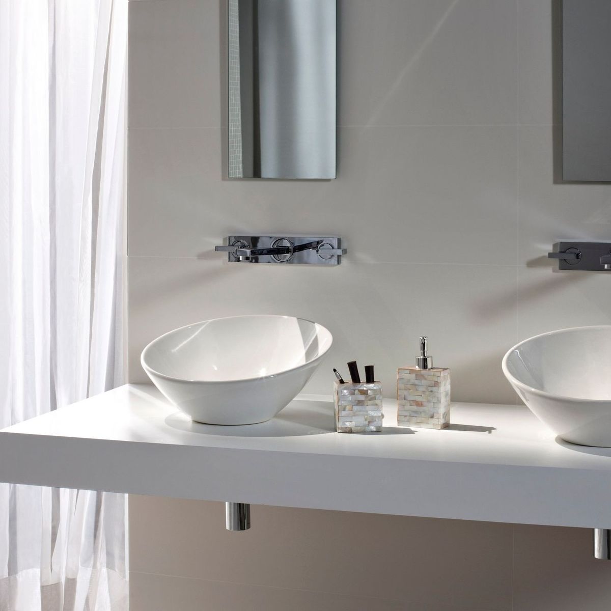Revestimento Mate Esmaltado Branco 30x90cm Portobello Retificado Caixa 1,6m² Cetim Bianco, marca Portobello - Foto 2
