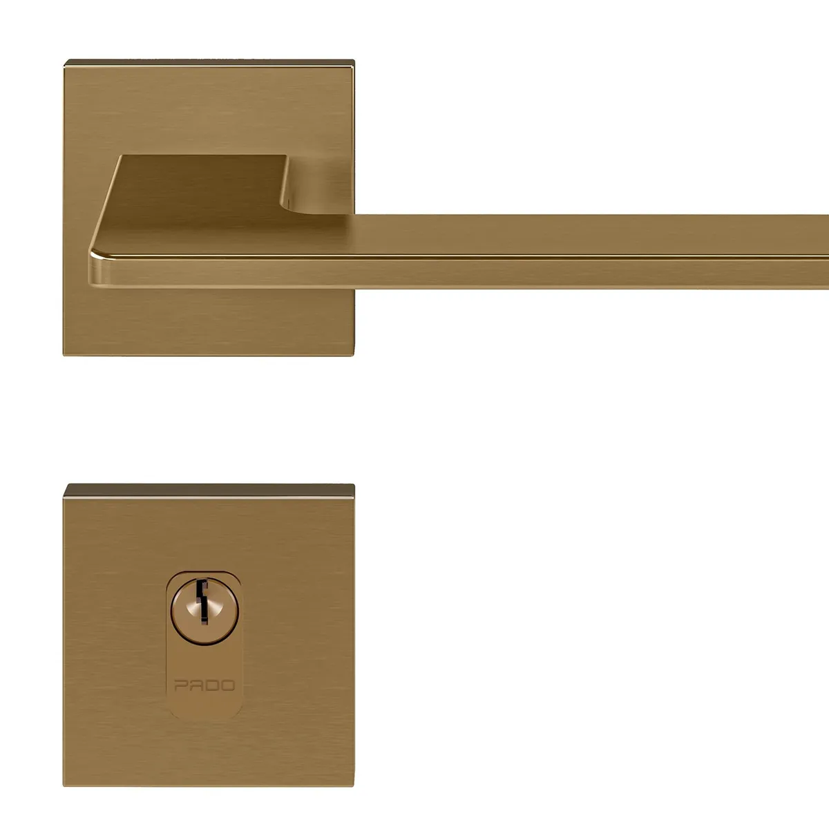 Fechadura Zm Sara Rq2 502-55Pe Red Gold Escovado Pado, marca Pado - Foto Principal
