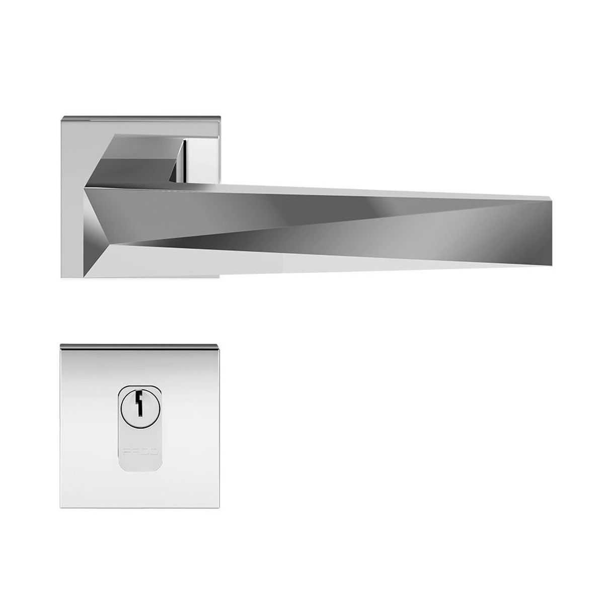 Fechadura Zm Ascot Rq2 001-55Pe Cromado Pado, marca Pado - Foto Principal
