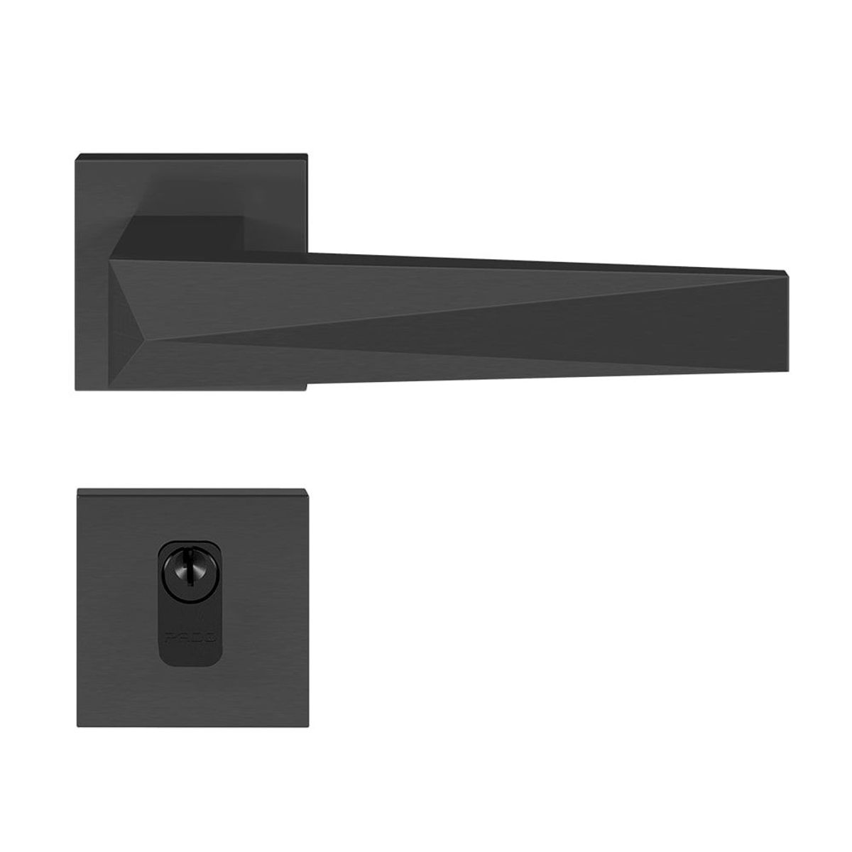 Fechadura Zm Ascot Rq2 001-55Pe Grafite Polido Pado, marca Pado - Foto Principal