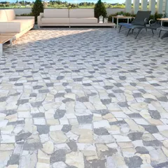 Piso Cerâmico Rústico Hd 57084 Bold 58x58cm Caixa 2,32m² Cinza Holztek