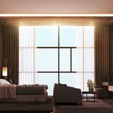 Painel Led 24W Lux Quadrado Embutir Preto 6500K Taschibra
