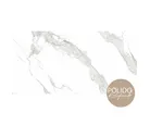 Piso Gran Statuario Retificado Polido 60x120cm Caixa 2,16m² Holztek