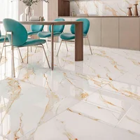 Piso Calacata Bege Retificado Polido 60x120cm Caixa 2,16m² Holztek