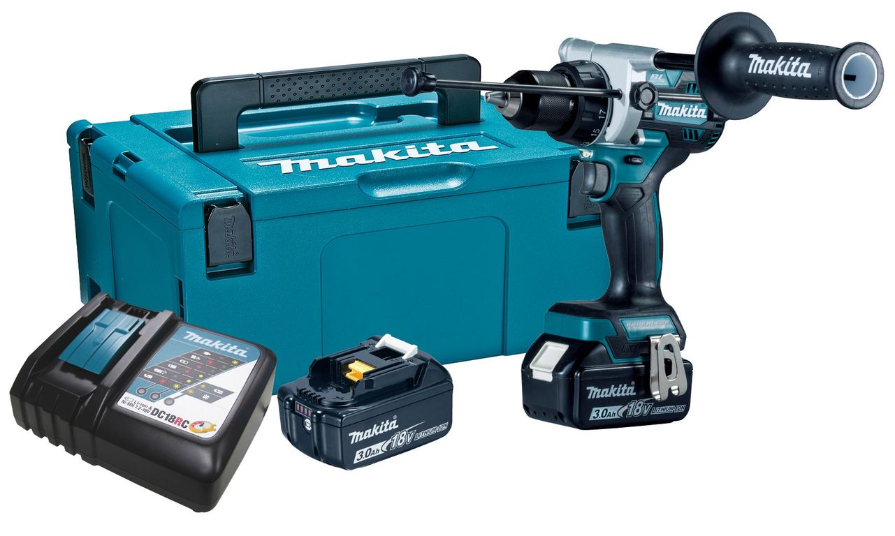 Parafusadeira Furadeira Impacto 18V Lxt Motor Bl Com 2 Baterias 3