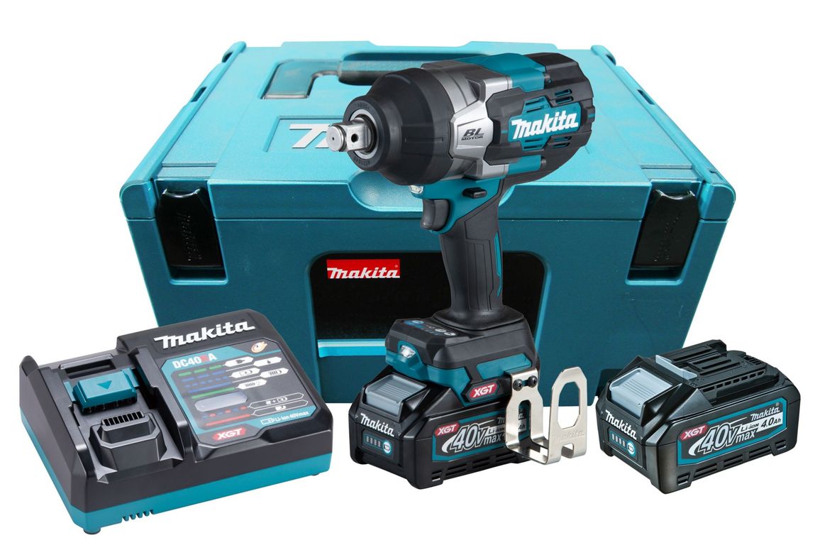 Chave Impacto Linha 40V xgt Motor Bl 1800Nm com 2 Baterias de 2