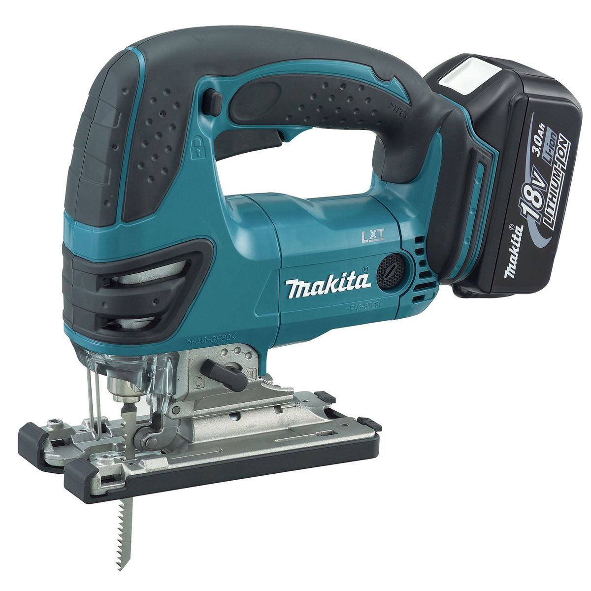 Serra Tico Tico a Bateria 18V Lxt com 2 Baterias 3,0Ah Carregador Makita, marca Makita - Foto Principal