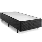 Base Cama Box Solteiro Herval - 28x88x188 Preto