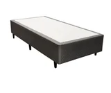 Base Cama Box Solteiro Herval - 28x88x188 Cinza Black