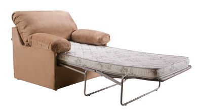 Sofa-Cama Tecido Estrutura em Madeira Eucalipto de Reflorestamento