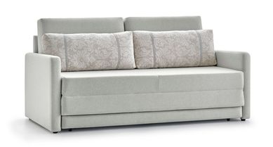 Sofa-Cama Tecido Estrutura em Madeira Eucalipto de Reflorestamento