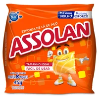 Esponja de Aço 45G Assolan