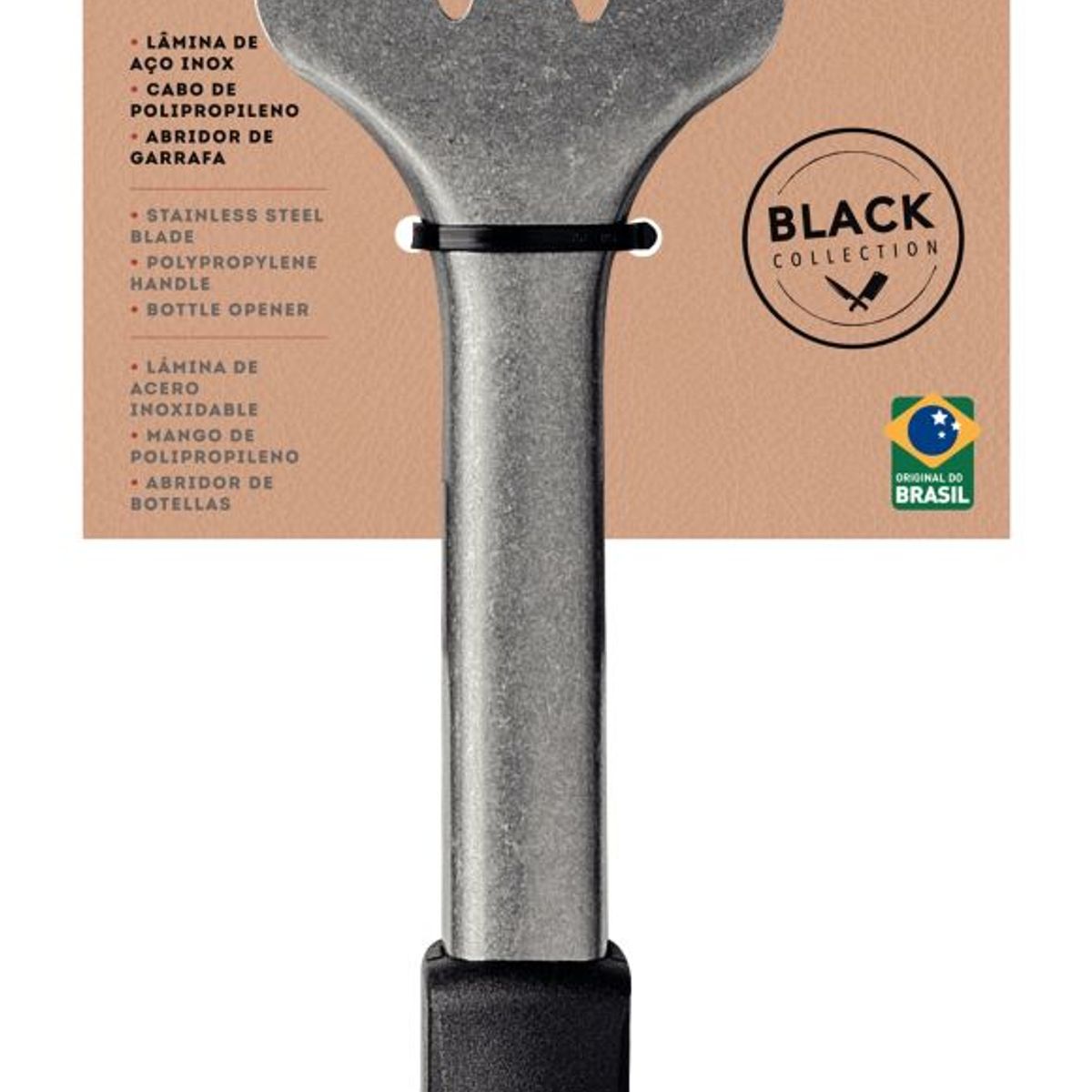 Espatula Inox Churrasco Black Tramontina Cutelaria, marca Tramontina Cutelaria - Foto 2